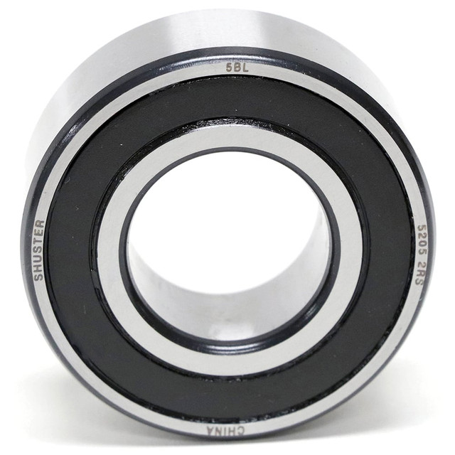 Shuster 06875716 Angular Contact Ball Bearing: 10 mm Bore Dia, 30 mm OD, 14.29 mm OAW, Without Flange