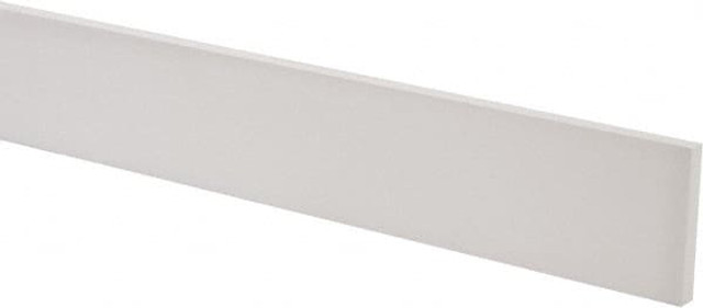 USA Industrials BULK-PS-PTFE-97 Plastic Bar: Polytetrafluoroethylene (Virgin), 1/4" Thick, 36" Long, White