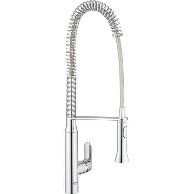 Grohe 32951000 Kitchen & Bar Faucets; Type: Pull Down ; Style: Contemporary; Modern; Transitional ; Mount: Deck ; Design: One Handle ; Handle Type: Lever ; Spout Type: High Arc