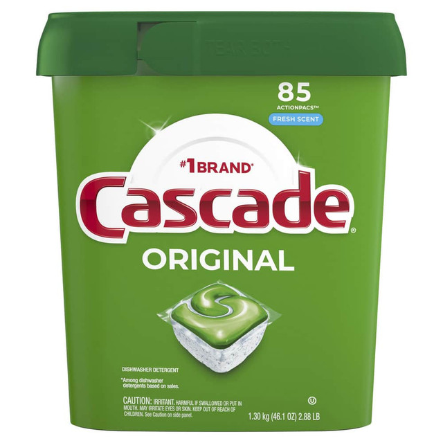 Cascade PGC18629 Dish Detergent; Detergent Type: Automatic Dishwashing ; Form: Gel; Powder ; Container Type: Tub ; Container Size (oz.): 46.1 ; Container Size (Lb.): 2.88 ; Container Size (Gal.): 0.36
