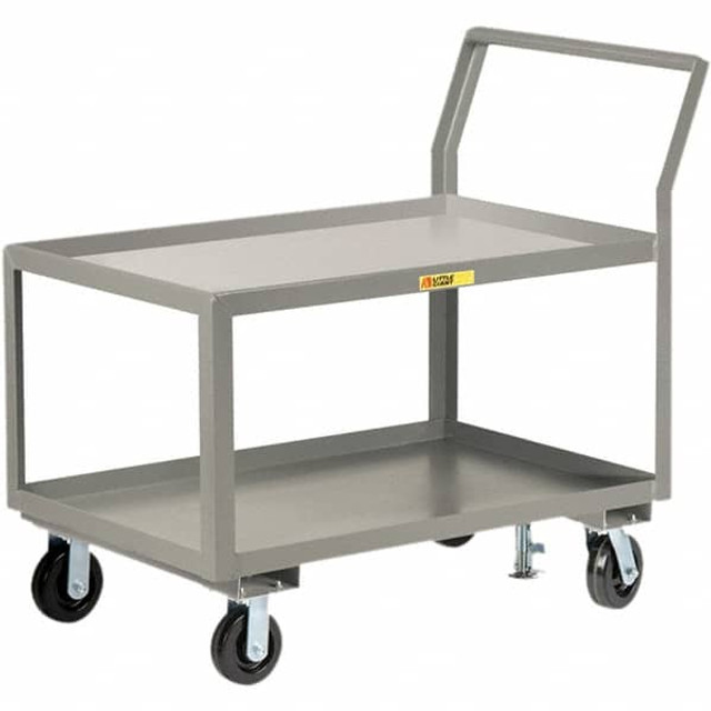 Little Giant. GLK-3048-6PH-FL Utility Cart: Steel, Gray