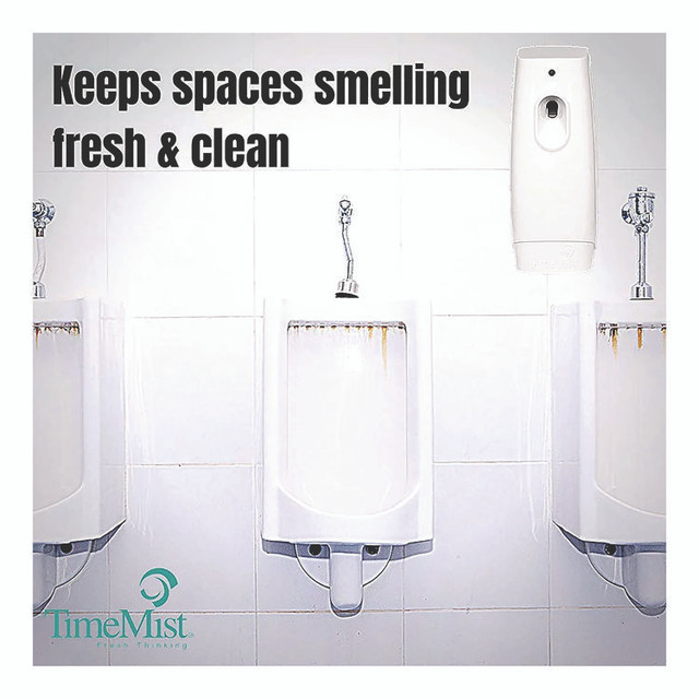 ZEP INC. TimeMist® 1047717 Classic Metered Aerosol Fragrance Dispenser, 3.75" x 3.25" x 9.5", White