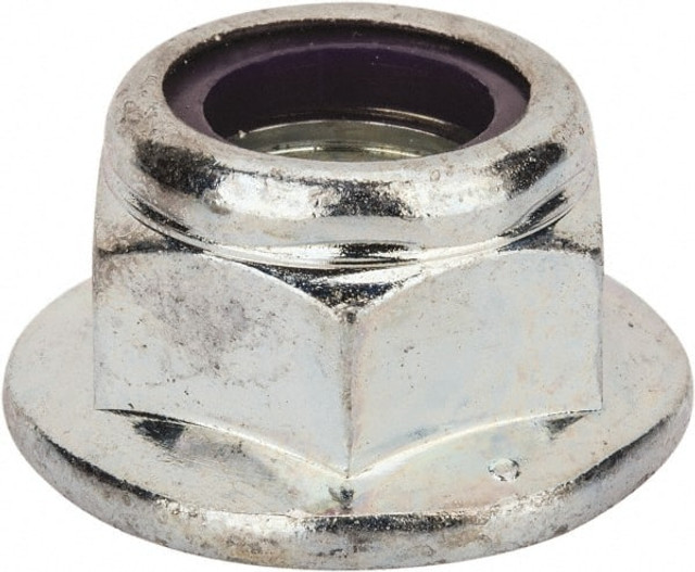 Value Collection 857420BR Hex Lock Nut: Insert, Nylon Insert, 3/4-10, Grade 2 Steel, Zinc-Plated