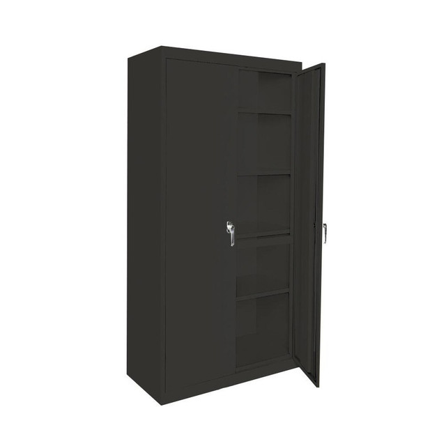 Steel Cabinets USA AAH-42RB-B Storage Cabinets; Cabinet Type: Adjustable Shelf; Lockable Storage ; Cabinet Material: Steel ; Width (Inch): 42in ; Depth (Inch): 18in ; Cabinet Door Style: Lockable ; Height (Inch): 72in