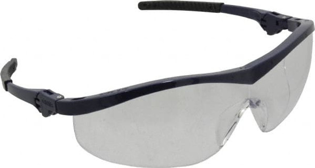MCR Safety ST120 Safety Glass: Scratch-Resistant, Polycarbonate, Clear Lenses, Full-Framed, UV Protection