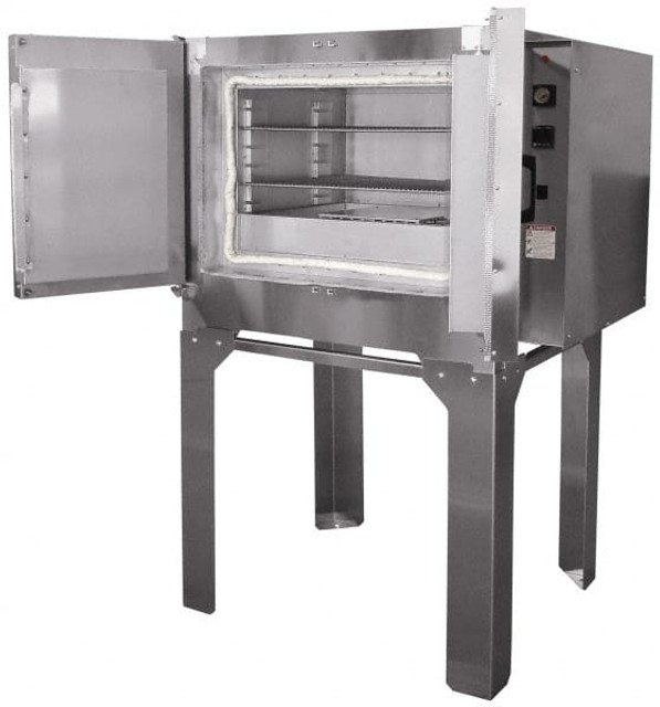 Grieve NT-1000 230V 1 Phase, 26 Inch Inside Width x 22 Inch Inside Depth x 13 Inch Inside Height, 1,000&deg;F Max, Portable Height-Temp Heat Treating Oven