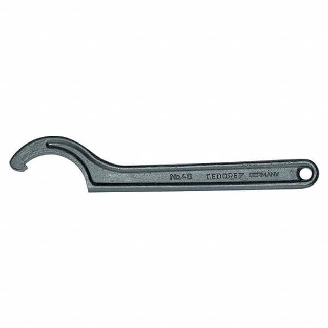 Gedore 6334530 Spanner Wrenches & Sets; Wrench Type: Fixed Hook Spanner ; Minimum Capacity (mm): 52.00 ; Maximum Capacity (mm): 55.00 ; Maximum Capacity (Inch): 2.1667 ; Maximum Capacity (Inch): 2.1667 ; Overall Length (Inch): 8