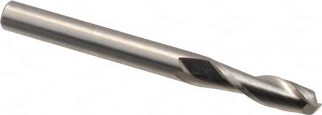 OSG 402-1875 Square End Mill: 3/16'' Dia, 5/8'' LOC, 3/16'' Shank Dia, 2'' OAL, 2 Flutes, Solid Carbide