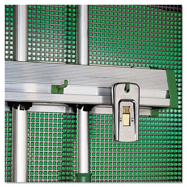 UNGER HU900 Hold Up Aluminum Tool Rack, 36w x 3.5d x 3.5h, Aluminum/Green