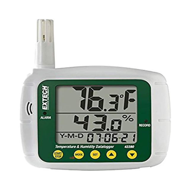 FLIR 42280A-NIST Temperature Recorders; Recording Time: 30 Seconds to 2 Hours ; Minimum Temperature (C): 32 ; Maximum Temperature (C): 1220F ; Humidity Range: 100 ; Minimum Temperature (F): 32 ; Battery Chemistry: Alkaline