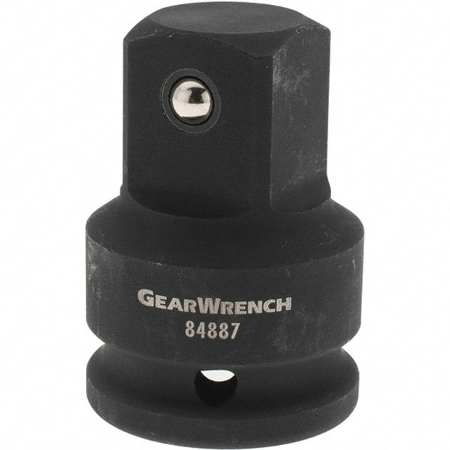 GEARWRENCH 84887 Socket Adapter: Impact Drive, 1" Square Male, 3/4" Square Female