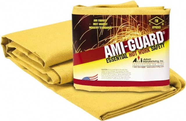 Auburn Mfr GLN2401-0810GR 10' High x 8' Wide x 0.055" Thick Fiberglass Welding Curtain