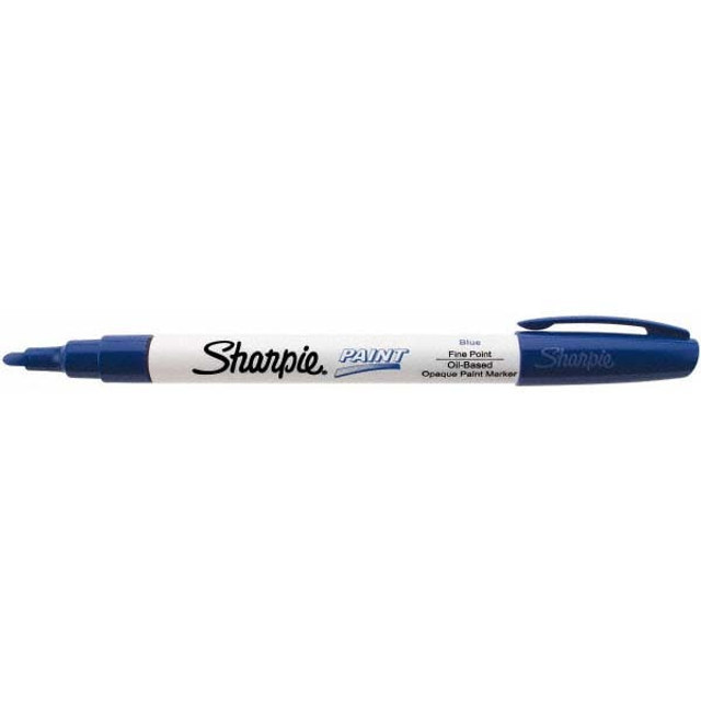 Sharpie 35536 Paint Pen Marker: Blue, Oil-Based, Fine Point