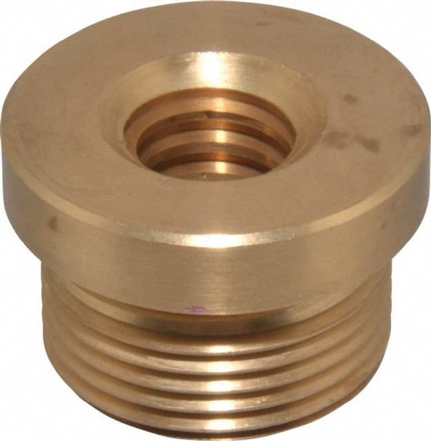 Keystone Threaded Products 1/2-10R1 1.12" Long, 3/4" High, 1/2" Thread Length, Bronze, Right Hand, Round, Precision Acme Nut