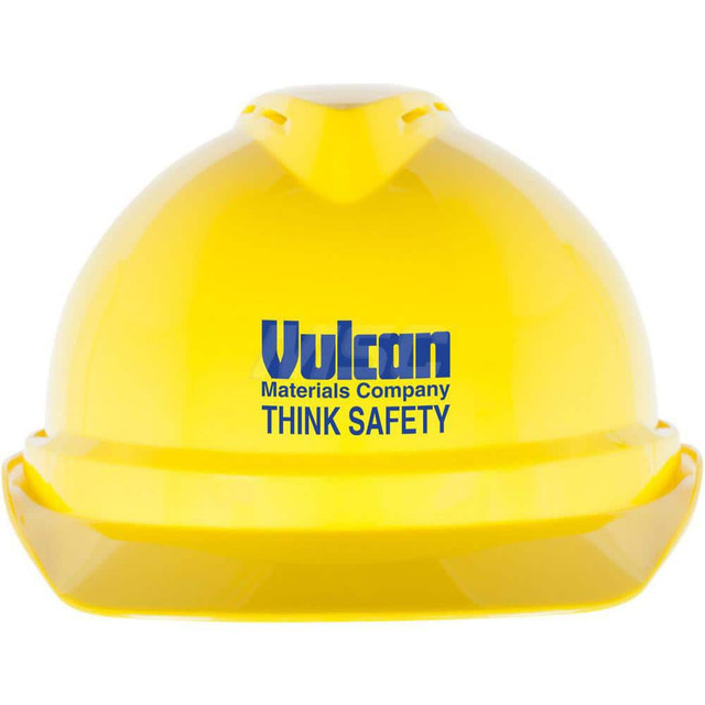 MSA 10034020-BL7278 Hard Hat: High Visibility, Heat Protection & Water Resistant, Front Brim, Class C, 4-Point Suspension