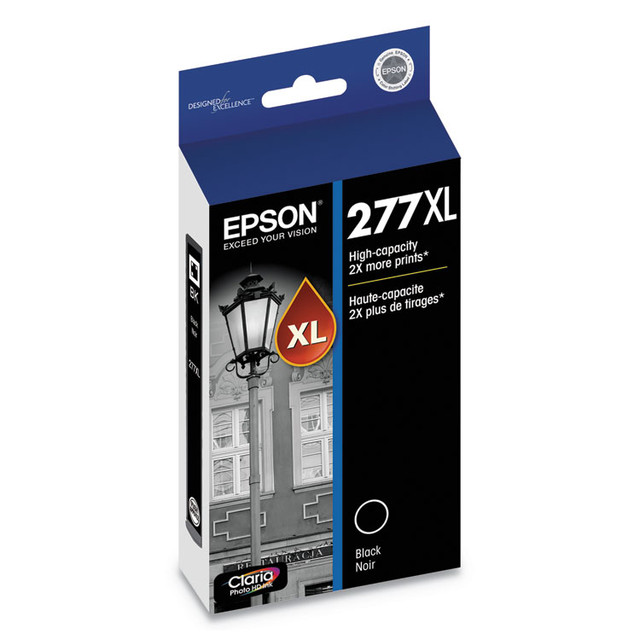 EPSON AMERICA, INC. T277XL120S T277XL120-S (277XL) Claria High-Yield Ink, 500 Page-Yield, Black