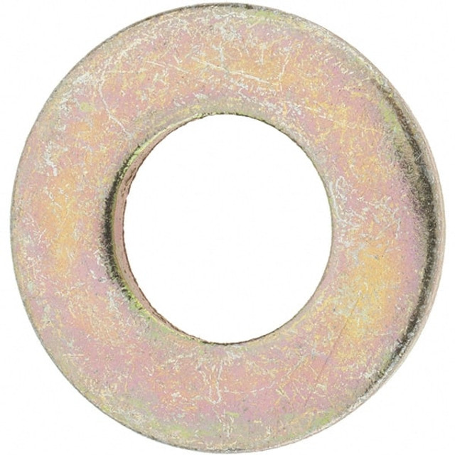 Value Collection 36705 1/2" Screw SAE Flat Washer: Steel, Zinc Yellow Dichromate Finish