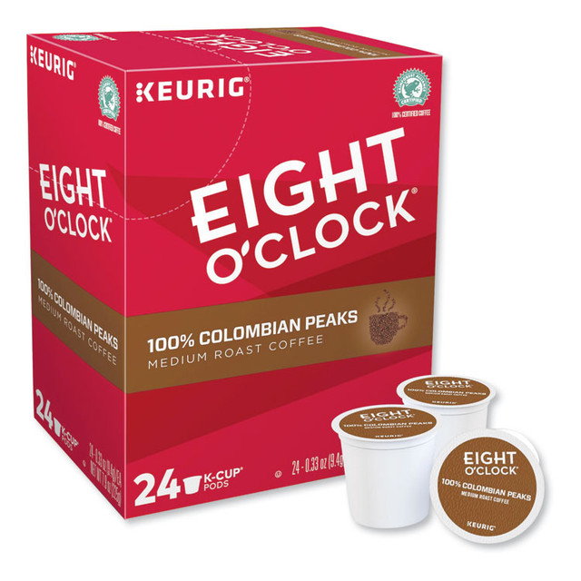 KEURIG DR PEPPER Eight O'Clock 6407 Colombian Peaks Coffee K-Cups