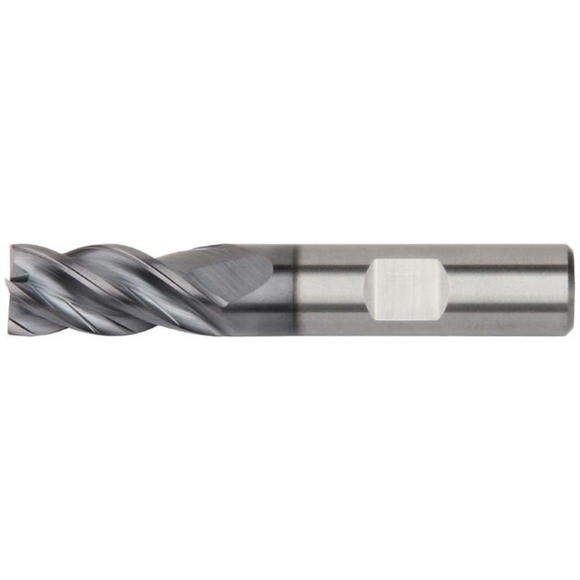 Kennametal 6676983 Square End Mill:  1.0000" Dia, 2.25" LOC, 1" Shank Dia, 5" OAL, 4 Flutes, Solid Carbide