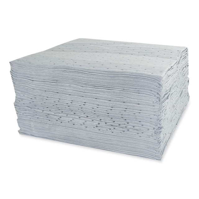 HOSPECO ASMABPGV TASKBrand All Sorb Industrial Sorbent Pad, 0.22 gal, 15 x 18, 100/Pack