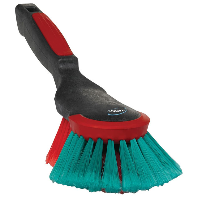 Remco 524652 Automotive Cleaning & Polishing Tools; Tool Type: Hand Brush; Hand Brush ; Overall Length (Inch): 13; 13in ; Applications: Vehicle Cleaning ; Bristle Material: Polyester ; Color: Black; Green; Red; Black; Green; Red ; Brush Material: Pol