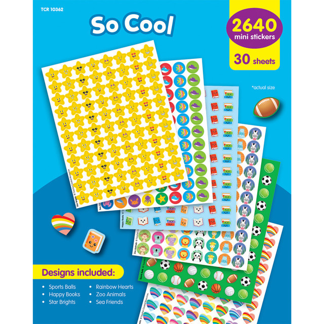 TEACHER CREATED RESOURCES Teacher Created Resources® So Cool Mini Stickers Variety Pack