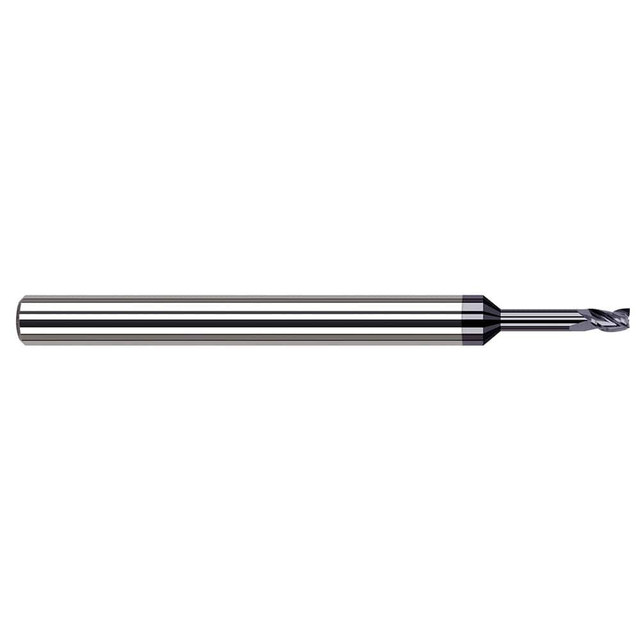 Harvey Tool 936208-C3 Square End Mill: 1/8" Dia, 3/16" LOC, 4 Flutes, Solid Carbide