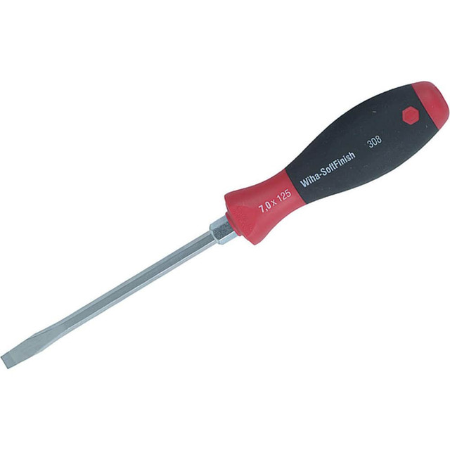 Wiha 30830 Slotted Screwdrivers; Blade Width (Inch): 3/8 ; Overall Length (Decimal Inch): 11.7000 ; Handle Length (Decimal Inch - 4 Decimals): 4.7000 ; Blade Thickness (Decimal Inch): 0.3930 ; Blade Length (Inch): 7