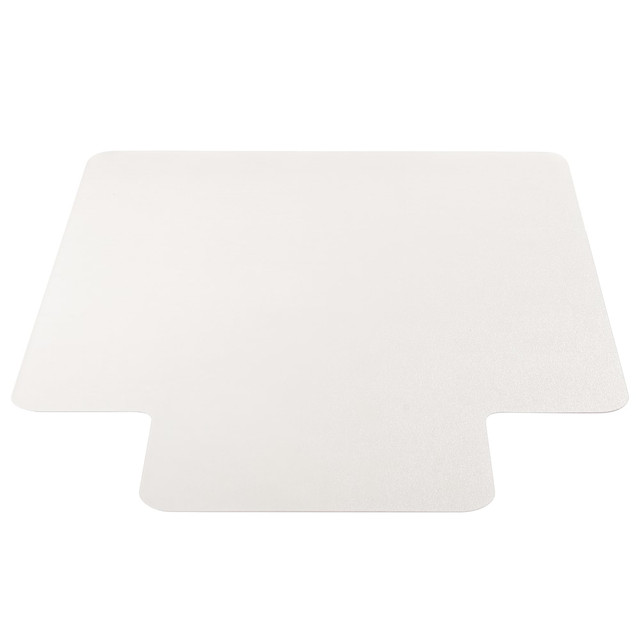Promote a healthy workplace with the help of your Deflecto SuperMat+ Anti-Microbial Chair Mat. The material formula is designed to prevent bacterial and fungal growth, as well as the development of musty odors.  Made from PVC.  Free and Clear non-orthophthalate, non-cadmium material formula  is designed to promote a healthy work environment.  Ideal for low carpets 1/4in to 3/8in.  Prevents bacterial and fungal growth, musty odors and permanent staining.  Studded design grips the carpet to prevent moving.  Antimicrobial is an agent that kills microorganisms or stops their growth.