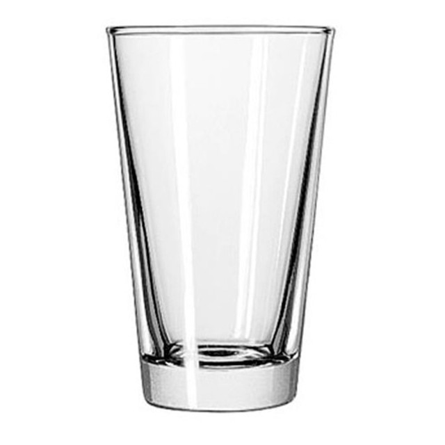 Serve ice-cold beverages in Libbey Glassware Restaurant Basics Cooler Glasses. These glasses are treated along the upper portion for shock resistance to help ensure they can withstand the rigors of a busy establishment.  Made of glass.  DuraTuff treatment guards against damage from thermal and mechanical shock.