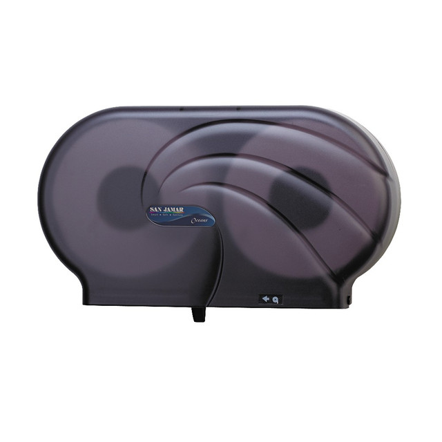 Easy dispensing with reduced maintenance  Jumbo 2-roll toilet paper dispenser holds a large amount of toilet paper for dispensers.  Made of break- and chemical-resistant plastic for durability.  Infinity System helps eliminate waste and allows for the uninterrupted availability of tissue.  Key-lock mechanism on the cover helps prevent theft.  Slim  Impact Resistant  Compact