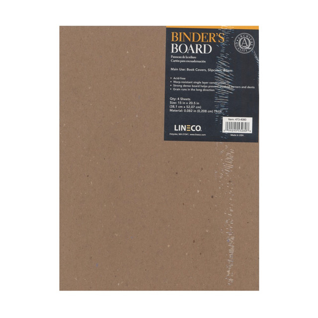 Made from genuine Davey Board  Durable material helps prevent crushed corners and dents.  Strong, dense wood is acid-free.  Single-layer construction is warp-resistant.  A buffered alkaline reserve helps prevent acid burn.