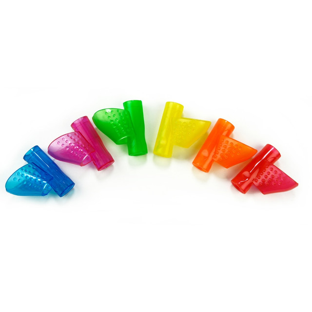 Teach young students the proper handwriting techniques with the aid of these The Pencil Grip The Pointer Grips. Each plastic grip is designed to support the pointer finger and assist users in finding the ideal finger positioning.  Made from plastic.  Offers support for the pointer finger while writing.  Once the ideal support position is secured, the other 2 fingers will naturally find the correct position.  Recommended for the Early Childhood stage.  Comes with 100 grips for plenty of users.