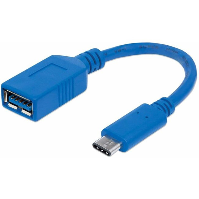 If you want to connect USB-A accessories to type-C ports, look to the Manhattan SuperSpeed USB 3.1 Gen1 Type-C Male To Type-A Female Device Cable. This cable offers ultra-fast data transfer speeds and features nickel-plated contacts to help ensure lasting use.  Supports speeds up to 5 Gbps and current up to 3 amps.  SuperSpeed USB allows lightning-fast data transfer rates without any data degradation.  Nickel-plated contacts and shielding and fully molded boots with strain relief create a dependable design while allowing great conductivity and reducing EMI interference.  Backed by the manufacturers lifetime limited warranty.