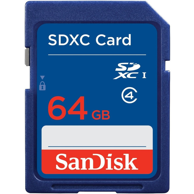 HD Ready Video Capture. SanDisk SDHC and SDXC memory cards offer enough storage space to meet the memory demands of todays high-megapixel digital cameras . Available in capacities from 4GB to 64GB, SDHC and SDXC cards can store thousands of high-resolution photos and all your favorite HD video clips.  Storage for Music, Data and Video. In additon to digital cameras, many portable media players feature SD  memory card slots for storing music, video and data. The SDHC and SDXC cards give you plenty of space for all your tunes, TV shows, video clips and more.  Testing Conditions. SanDisk SDHC and SDXC cards are water proof, temperature proof, shock proof and X-ray proof, so that wherever you are, you can capture the images you want.