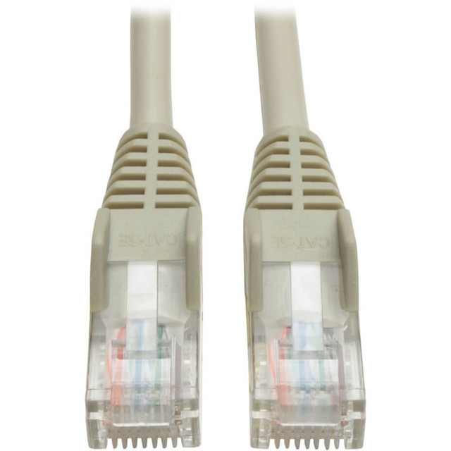 Seamless connectivity. Featuring high-quality RJ-45 male connectors on both ends, this 7 ft. Ethernet cable ensures a reliable connection between devices, supporting seamless data transfer and uninterrupted Internet access.  Enhanced durability. The Eaton Tripp Lite Series Cat5e 350 MHz Snagless Molded (UTP) Ethernet Cable is encased in a robust PVC jacket, ensuring it withstands various environmental conditions and frequent handling without compromising its integrity.  Optimal performance. Designed to operate at tested frequencies up to 350 MHz, this cable is capable of facilitating high-speed data transmission, making it suitable for both home and office networking needs.