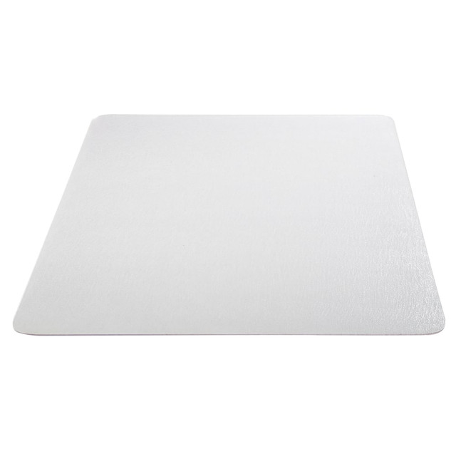 Promote a healthy workplace with the help of your Deflecto SuperMat+ Anti-Microbial Chair Mat. The material formula is designed to prevent bacterial and fungal growth, as well as the development of musty odors.  Made from PVC.  Free and Clear non-orthophthalate, non-cadmium material formula  is designed to promote a healthy work environment.  Ideal for low carpets 1/4in to 3/8in.  Prevents bacterial and fungal growth, musty odors and permanent staining.  Studded design grips the carpet to prevent moving.  Antimicrobial is an agent that kills microorganisms or stops their growth.