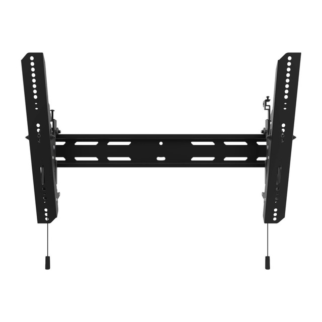 12 degrees of forward tilt. Easily tilt your TV up to 12 deg. forward to reduce glare and improve line-of-sight with your screen.  Lockable arms. Two Torx screws can be tightened with the provided key to prevent your TV from being removed. Alternatively, a lock can be attached to the mounting brackets to secure them in place.  Low profile design. The PT300s slim wall plate and mounting brackets allow your TV to sit 1.4 inches from the wall.  Magnetic quick release cords. Removing your TV from the wall is as easy as pulling on two quick-release cords. Each cord includes a magnetic end, allowing them to be quickly tucked out of sight.