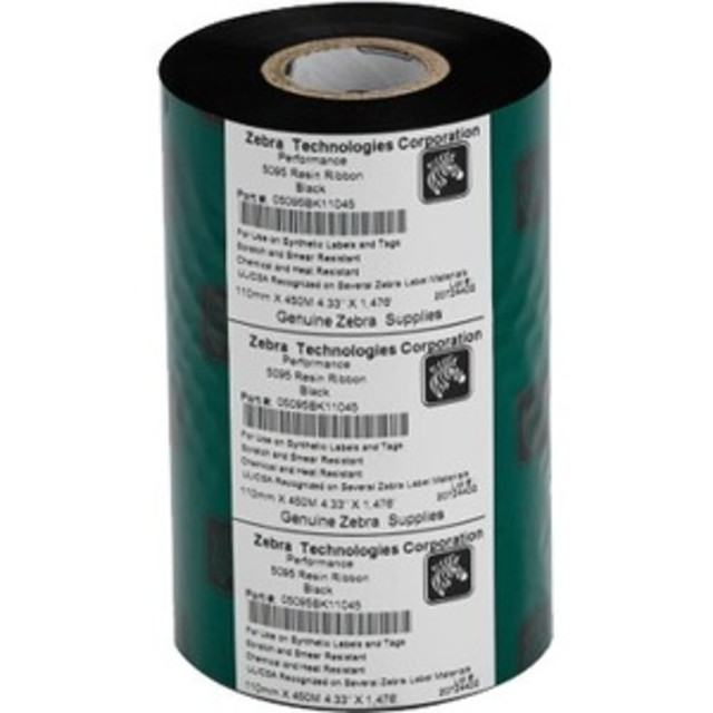 Utilizes thermal transfer print technology for a reliable, feasible printing solution  Features Black print color offers feasibility and convenience of selecting desired colors  Ribbon offers a dependable printing solution with maximum productivity  Recycling solution - designed to encourage recycling, helping you divert materials from landfill.