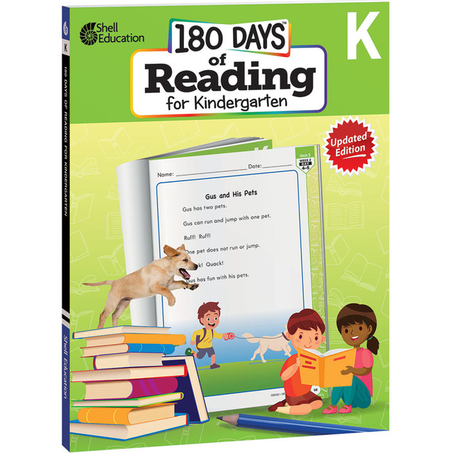 Encourage reading and writing at home or in the classroom with the Shell Education 180 Days Of Reading 2nd Edition. This book helps students learn to read and write through a combination of fiction, nonfiction and nontraditional texts.  Helps students learn to read and write.  Uses a combination of fiction, nonfiction and nontraditional texts.  Full-color pages provide visual interest.  Designed to reinforce the connection between reading and writing.  Daily reading practice helps prevent learning loss.