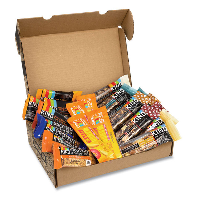 KIND LLC 700S0021 Favorites Snack Box, Assorted Variety of KIND Bars, 2.5 lb Box, 22 Bars/Box