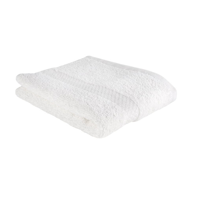 Replenish your bathrooms with 1888 Mills Whole Solutions Hand Towels. Crafted with a plush design, these hand towels feel soft to the touch and are ready for use right out of the box.  EnduraWeave construction promotes shape retention and durability.  Made with soft, antimicrobial-treated yarn for freshness.  Room-ready towels can be used right away - no pre-laundering required.  White hand towels complement your bath collection.
