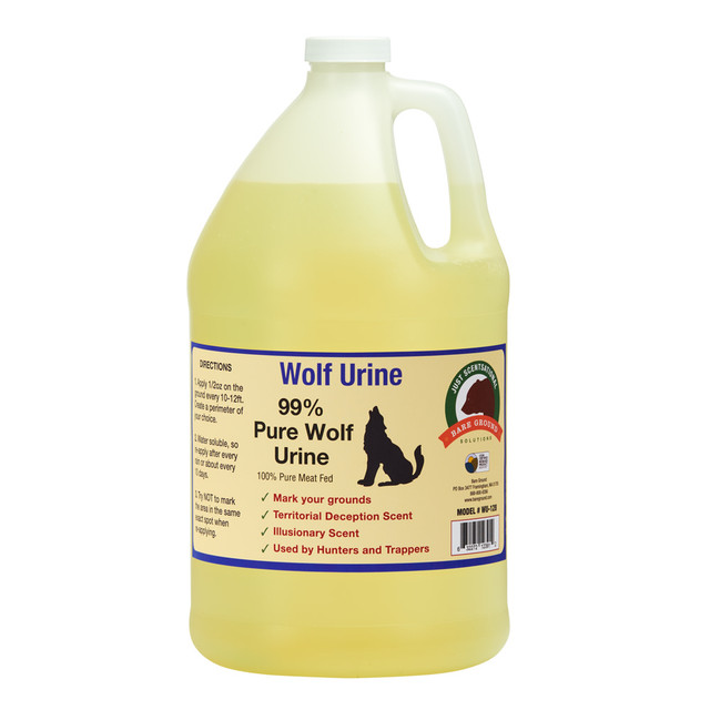 Keep predators at bay with help from Just Scentsational Wolf Urine Predator Scent. This all-natural and organic solution is great for marking your grounds and helps you reduce predators in a humane way.  All-natural and organic formula is a humane way to deal with predators.  Illusionary scent helps create a deception and mark your grounds.