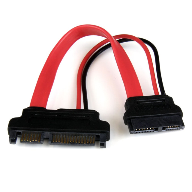 1x SATA (Data & Power) Plug  Offers 6 in cable length  1x Slimline SATA (Data & Power) Receptacle