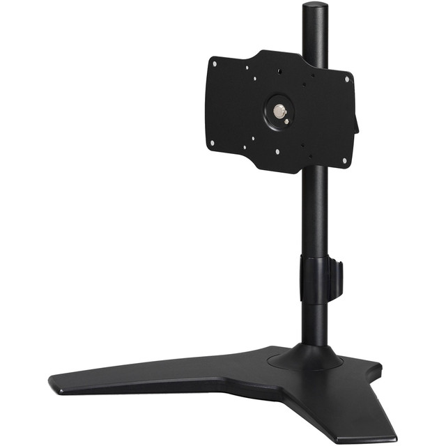 Steel/Aluminum Alloy/Plastic  Cable Management  360 deg. Rotation  Tild Hindge max.+/-15 deg.  Height Adjustment max. 16.93in  Easy Installation and VESA Mounting 100&times;100/75X75  Monitor stand with an adjustable height that supports 1 LCD monitor 24in to 32in, max monitor weight 33.1 lbs