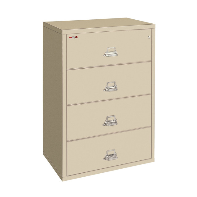 Fireproof vertical cabinet protects your valuable documents  UL Class 350 - rated to withstand fires for up to 1 hour at 350 deg..  Cabinet can be dropped up to 30ft without compromising its integrity.  UL-listed high-security key lock keeps files confidential.  White Glove Delivery: FireKing will deliver the order in a lift gate truck, remove from the truck, install to any elevator accessible floor or a maximum of 3 stairs and remove the debris. Should inside delivery include additional stairs, please contact FireKing at 1.800.457.2424 ext. 3320 for assistance.  Dock-To-Dock Delivery is available. If Dock-To-Dock delivery is preferred, please contact Office Depot Customer Service at 1.800.GO.DEPOT (463-3768). A customer service agent will be happy to assist you.  This product is heavy and/or oversized and may need more than one person to handle.