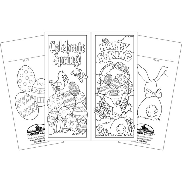 Little readers will love creating and using a handmade masterpiece bookmark  Bookmarks help students keep their place when reading.  Durable cardstock makes decoration simple. Kids can grab color pencils, crayons, glitter and glue to create a style as unique as they are.  60-pack includes 30 each of 2 creative designs.