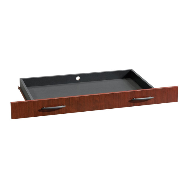 With a sleek, sophisticated look, this desk fits in well with just about any office environment. The pencil drawer helps ensure that all of your supplies are right where you need them.  Drawer with flip-down panel. May be used as a drawer or keyboard/mouse shelf.  Sophisticated look adds a sleek, stylish look to the room.  Made of rugged engineered wood that can endure the wear and tear of constant use.  Assembly required.  Tested to meet ANSI/BIFMA Performance Standards - Manufacturer testing has been conducted on this product to meet specific performance requirements and safety standards set forth by the American National Standards Institute (ANSI) and the Business and Institutional Furniture Manufacturers.