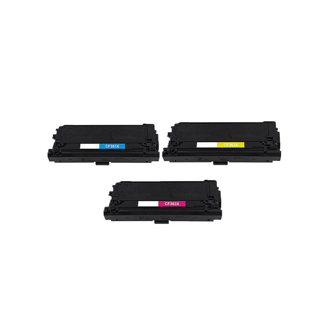 <ul><li><b>Compatible HP models:</b><ul><li style="list-style: none"><b>Color LaserJet: </b> Enterprise M552dn,  Enterprise M553dh,  Enterprise M553dn,  Enterprise M553n,  Enterprise M553x,  Enterprise MFP M577dn,  Enterprise MFP M577f,  Enterprise flow MFP M577c,  Enterprise flow MFP M577z,  Managed M553xm,  Managed MFP M553dnm,  Managed MFP M577dnm</li></ul></li></ui>