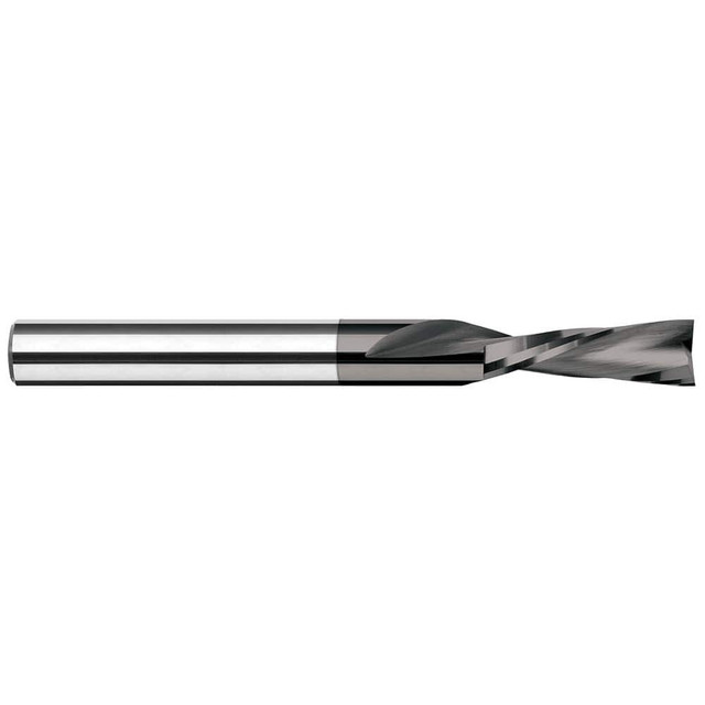 Harvey Tool 998515-C4 Square End Mill: 1/64'' Dia, 3/64'' LOC, 1/8'' Shank Dia, 1-1/2'' OAL, 2 Flutes, Solid Carbide